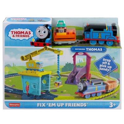 Kolejka THOMAS AND FRIENDS Dźwig Karolcia i Sandy HDY58