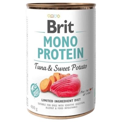 Karma dla psa BRIT Mono Protein Tuńczyk z ziemniakami 400 g