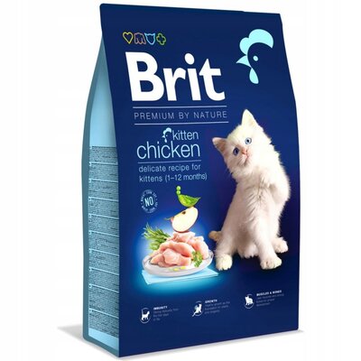 Karma dla kota BRIT Premium By Nature Junior Kurczak 8 kg