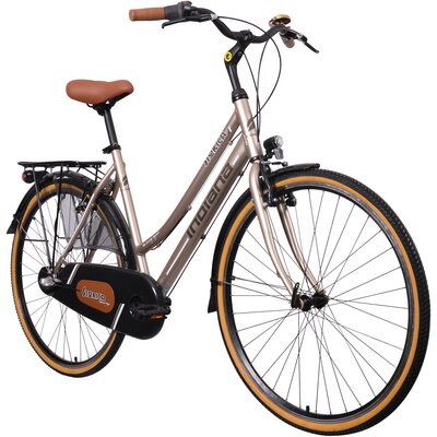 Rower miejski INDIANA Storica 141 3B D19 28 cali damski Kremowy