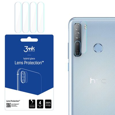 Szkło hybrydowe na obiektyw 3MK Lens Protection do HTC Desire 20 Pro