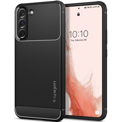 Etui SPIGEN Rugged Armor do Samsung Galaxy S22 Czarny