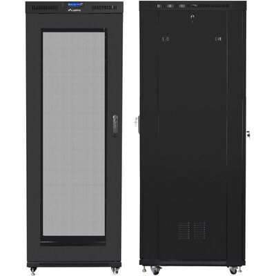 Szafa RACK LANBERG 19" 37U FF01-8037-23BL 800 x 1000 mm, Stojąca Czarny