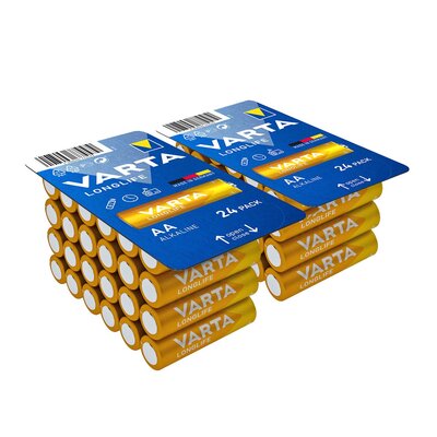 Baterie AA LR6 VARTA Longlife (48 szt.)
