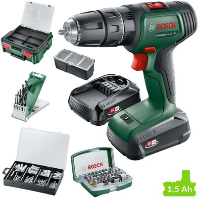 Wiertarko-wkrętarka BOSCH UniversalImpact 18V 06039D4107 zestaw akumulatorów
