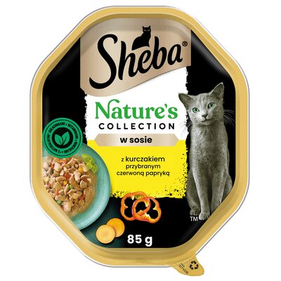 Karma dla kota SHEBA Nature's Collection Kurczak z czerwoną papryką 85 g