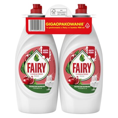 Płyn do mycia naczyń FAIRY Granat 1800 ml