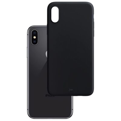 Etui 3MK Matt Case do Apple iPhone X/Xs Czarny