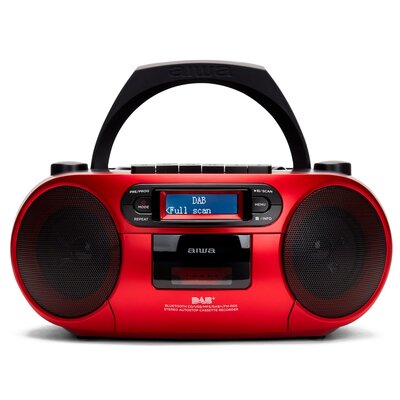 Radioodtwarzacz AIWA BBTC-660DAB Bluetooth Czarno-czerwony
