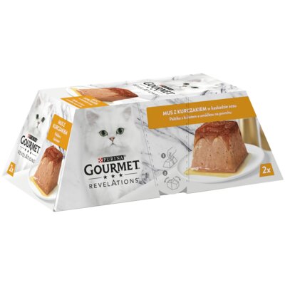 Karma dla kota GOURMET Revelations Kurczak (2 x 57 g)