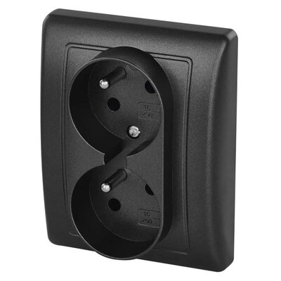 Gniazdo EMOS Frencz A6001.3 Antracyt