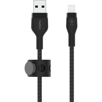 Kabel USB - Lightning BELKIN Braided Silicone 2 m Czarny