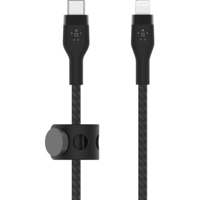 Kabel USB-C - Lightning BELKIN Braided Silicone 2m Czarny