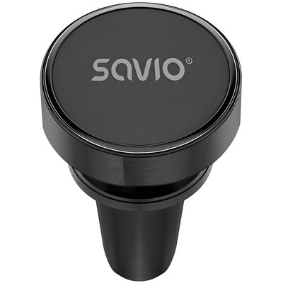 Uchwyt na telefon i smartfon SAVIO CH-02 Czarny uchwyt samochodowy na kratkę nawiewu