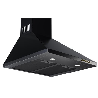 Okap AKPO WK-4 Classic Gold Eco 50 Czarny 499.6m3/h 74dB klasa C