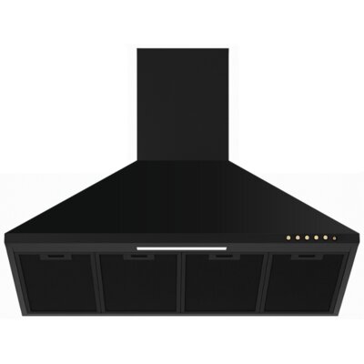 Okap AKPO WK-4 Classic Eco 90 Czarny mat 513.3m3/h 73dB klasa C