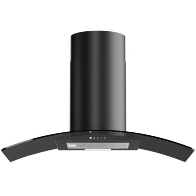 Okap AKPO WK-10 Largo 90 Czarny Mat 371.7m3/h 67dB klasa D