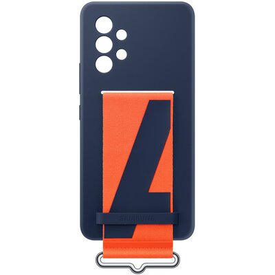 Etui SAMSUNG Silicone Cover Strap do Galaxy A53 5G EF-GA536TNEGWW Granatowy