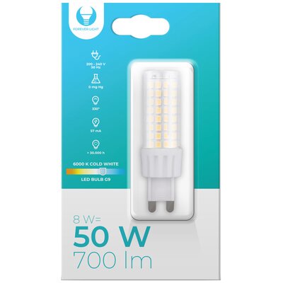 Żarówka LED FOREVER LIGHT RTV003580 8W G9