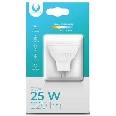 Żarówka LED FOREVER LIGHT RTV003572 3W G4