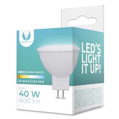 Żarówka LED FOREVER LIGHT RTV0600004 6W GU5.3
