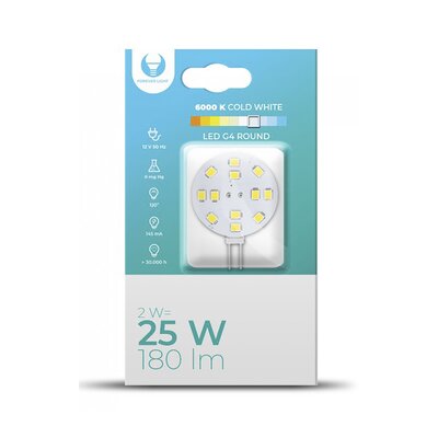 Żarówka LED FOREVER LIGHT RTV003661 2W G4