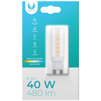 Żarówka LED FOREVER LIGHT RTV003577 6W G9