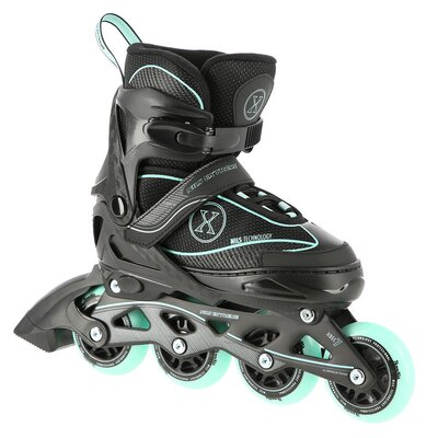 Łyżworolki NILS EXTREME NA11008 (rozmiar 39-42) Czarno-miętowy