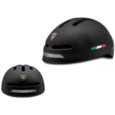 Kask LAMBORGHINI LA-AC-210002 Czarny z lampką (rozmiar M/L)
