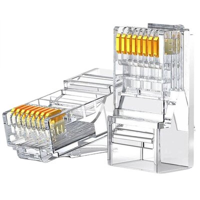 Wtyk UGREEN 60558 Modularny, Kategoria 6, Pozłacane styki (100 szt.)