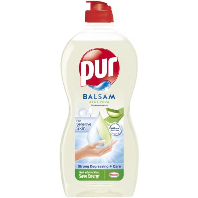 Płyn do mycia naczyń PUR Sekrety Pielęgnacji Aloes 450 ml