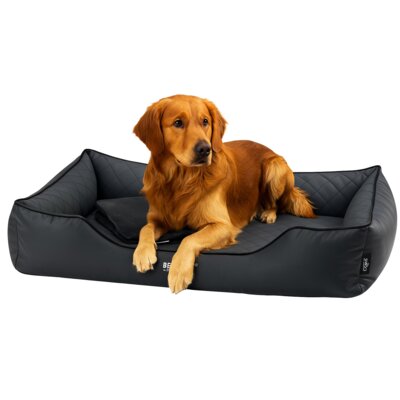 Legowisko dla psa BEDDOG Buffy Ortopedyczne XXL Antracytowy 110 x 75 x 25 cm