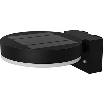 Kinkiet zewnętrzny LEDVANCE Endura Style Solar Sensor Wall Circle BK Czarny