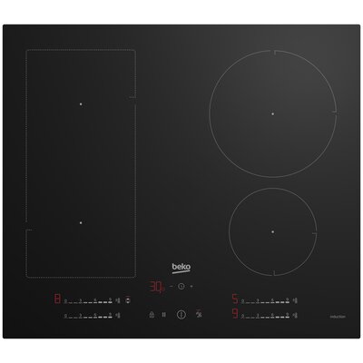 Płyta indukcyjna BEKO HII 64700 UFT łączenie pól - IndyFlex PowerManagement HobToHood 59cm Czarny
