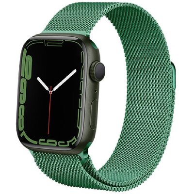 Фото - Ремінець для годинника / браслета CRONG Pasek  Milano Steel do Apple Watch  Zielony (38/40/41mm)
