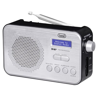 Radio TREVI 7F92 R Przenośne Czarno-srebrny