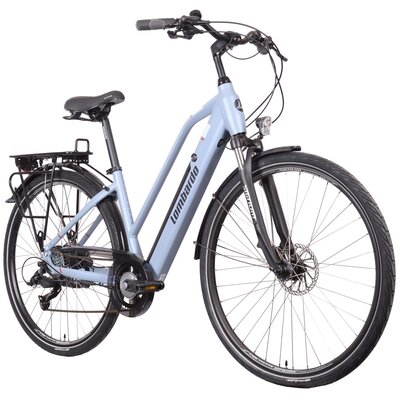 Rower elektryczny LOMBARDO Viterbo D17 28 cali Fioletowy mat