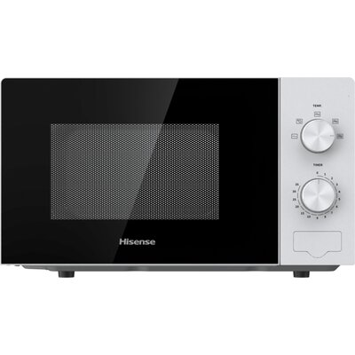 Kuchenka mikrofalowa HISENSE H20MOWP1 700W średnica 25.5 cm pojemność 20L Auto Defrost Biało-czarny