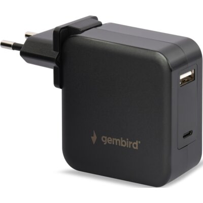 Zasilacz do laptopa GEMBIRD PD USB-C 60W