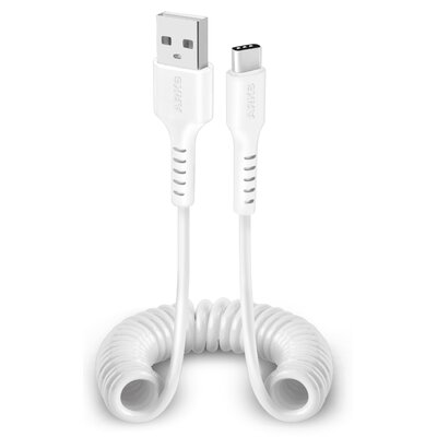 Kabel USB - USB-C ARKS 1 m Biały