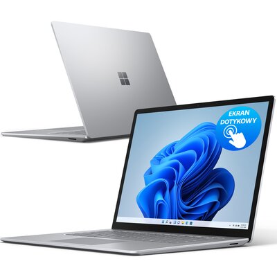 Obraz przedstawiający Laptop MICROSOFT Surface Laptop 4 15" R7-4980U 8GB RAM 256GB SSD Windows 11 Home Platynowy (Metaliczny)