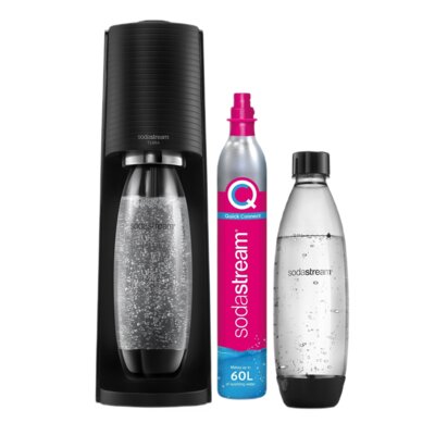 Saturator SODASTREAM Terra Czarny + 2 butelki