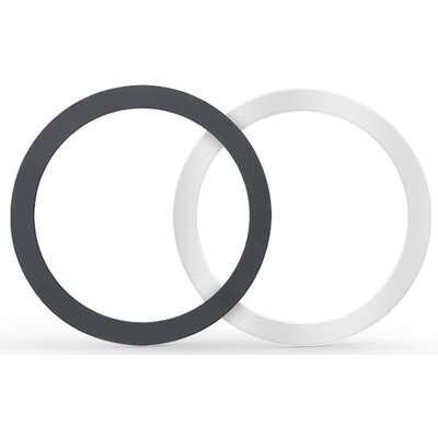 Blaszki TECH-PROTECT Magmat Magsafe Universal Magnetic Ring Czarny i Srebrny