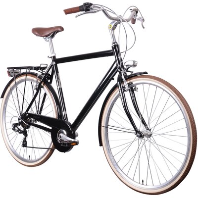 Rower miejski MBM Boulevard 6B M20 28 cali męski Czarny
