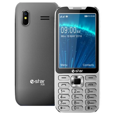 Telefon GSM ESTAR X35 Srebrny-Zdjęcie-0