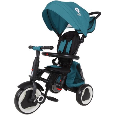 Trójkołowiec QPLAY Rito Plus Stalowa rama, Opony EVA Zielony