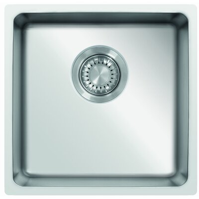 Zlewozmywak jednokomorowy BERG Quadrol MEP 400GT10K Stalowy 44x44