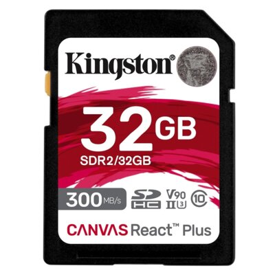 Karta pamięci KINGSTON Canvas React Plus SDHC 32GB