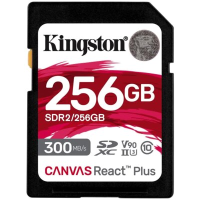 Karta pamięci KINGSTON Canvas React Plus SDXC 256GB