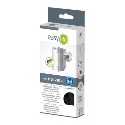 Moskitiera EASY LIFE 000-1101 2 x (60 x 210 cm) Antracytowy
